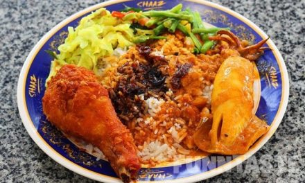 Populernya Hidangan Malaysia Nasi Kandar Dengan Ayam Goreng