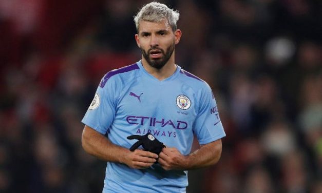 Penyerang Argentina Sergio Aguero Klub Man City