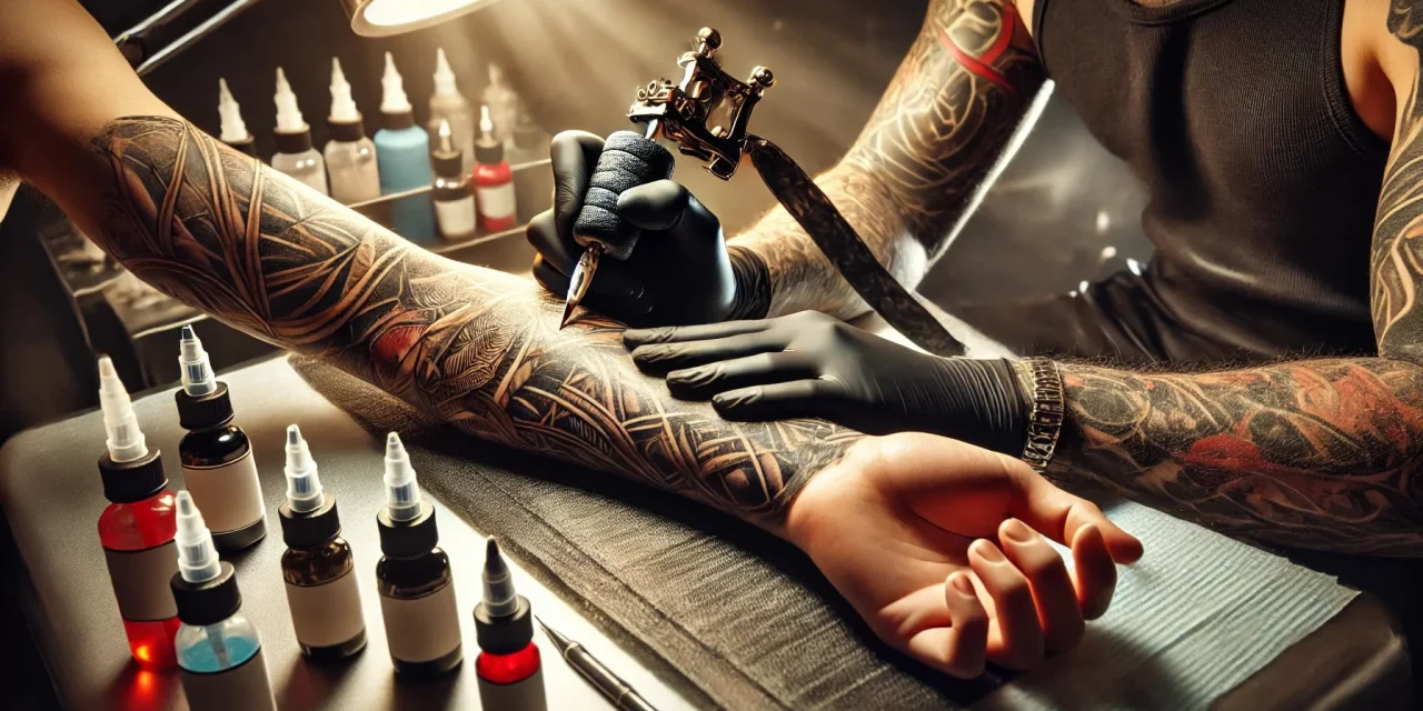 Menghiasi Kulit Dengan Tatto Dan Juga Jarum Tintanya