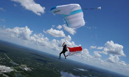 Olahraga Berisiko Ekstrem Paralayang Dari Ketinggian Langit