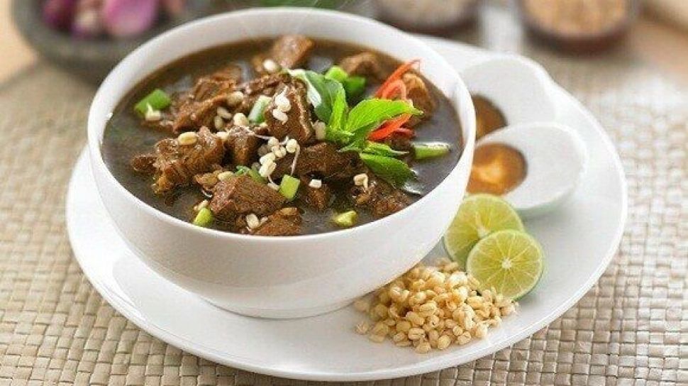 Masakan Indonesia Rawon Yang Sangat Khas Dan Identik
