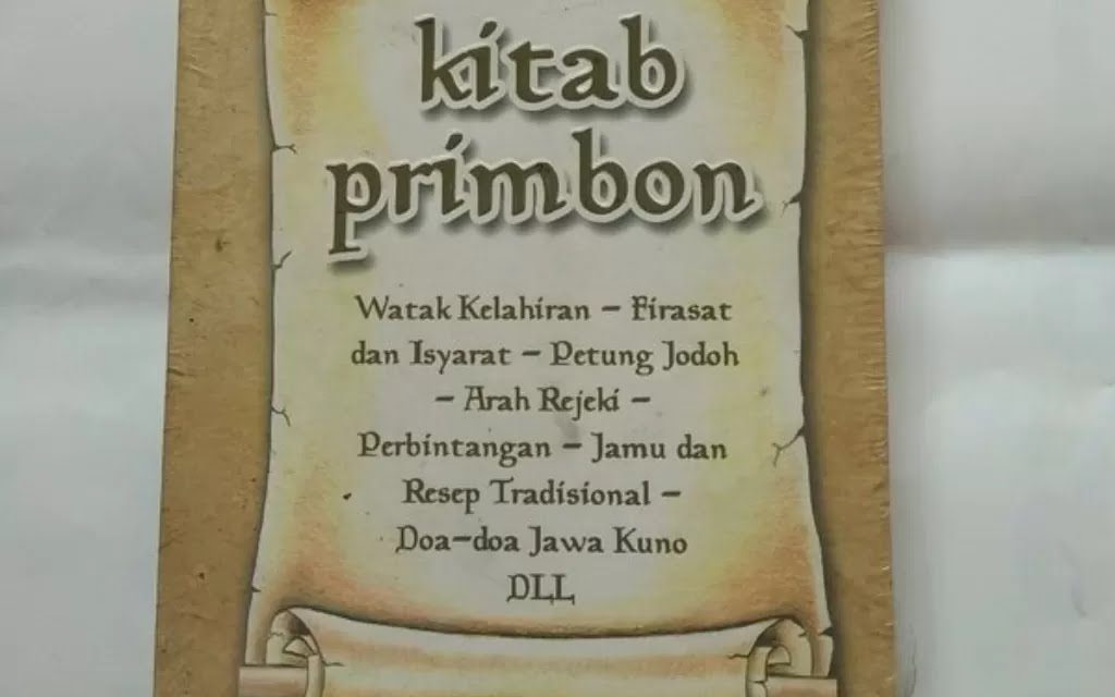 Pedoman Suku Jawa Sebuah Bacaan Atau Kitab