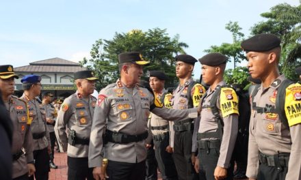 Pihak Keamanan Kepolisian Yang Menjaga Serta Melindungi