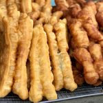 Makanan Goreng Cakwe Sebuah Roti Adonan Tepung